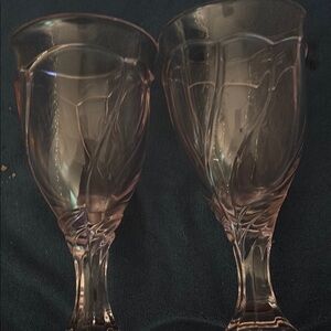 Elegant Glass Goblet Set
